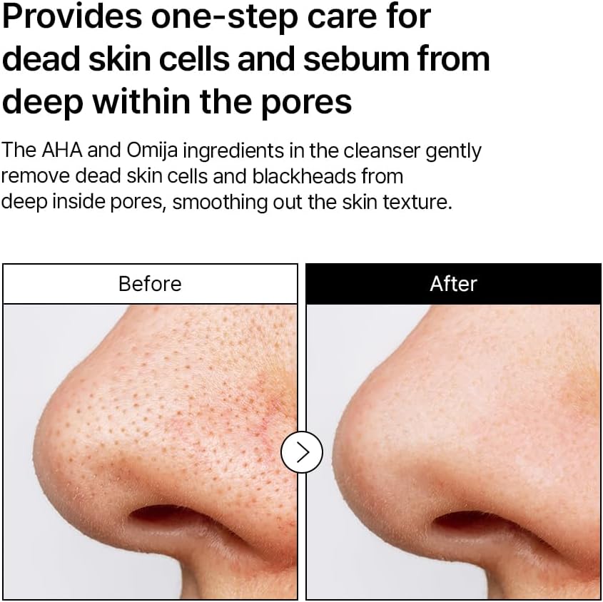 Parnell AHA Omija Ceramic Bubble Peeling Cleanser 180ml