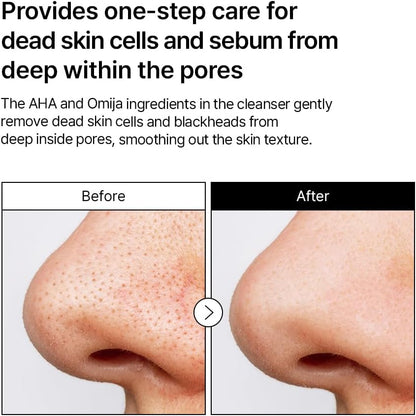 Parnell AHA Omija Ceramic Bubble Peeling Cleanser 180ml
