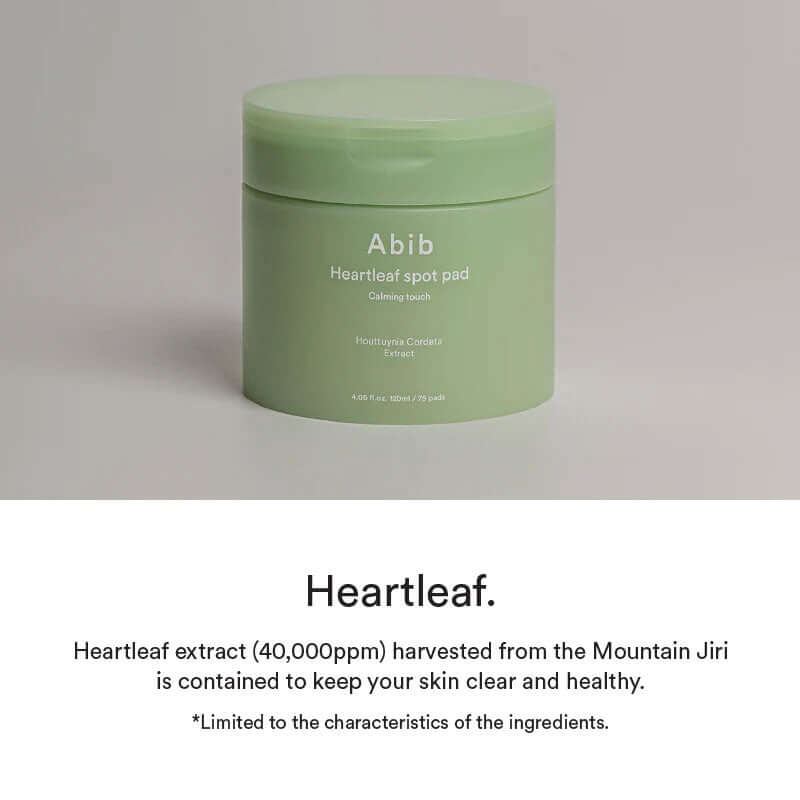 Abib Heartleaf Spot Pad Calming Touch 150ml / 80pads Lakinza K-beauty