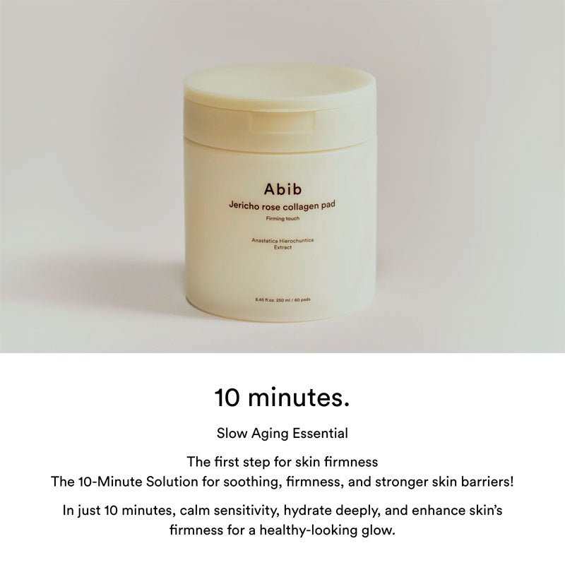 Abib Jericho Rose Collagen Pad Firming Touch 250ml / 60pads Lakinza K-beauty
