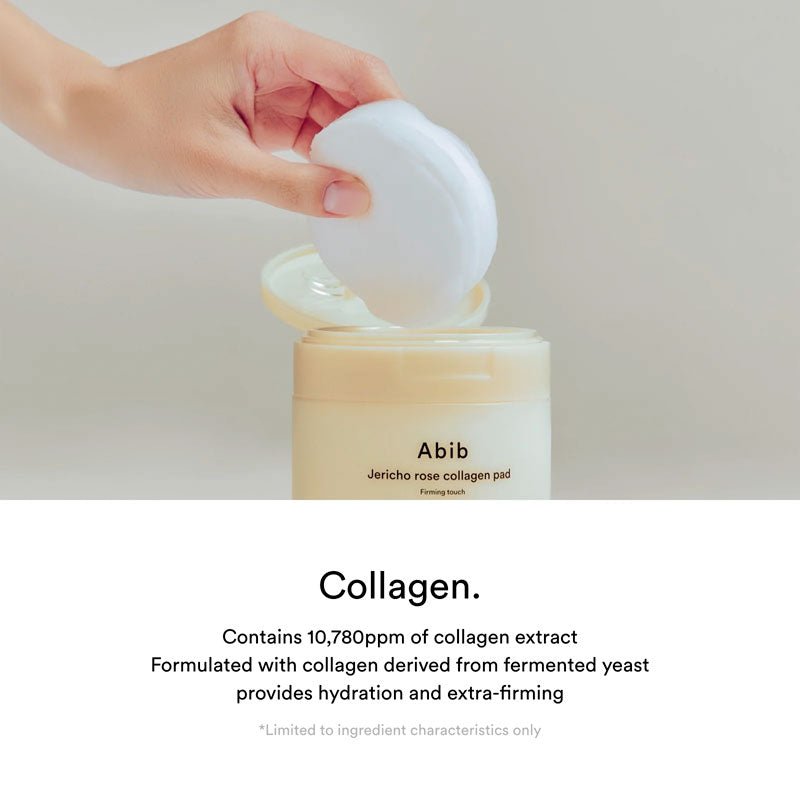 Abib Jericho Rose Collagen Pad Firming Touch 250ml / 60pads Lakinza K-beauty