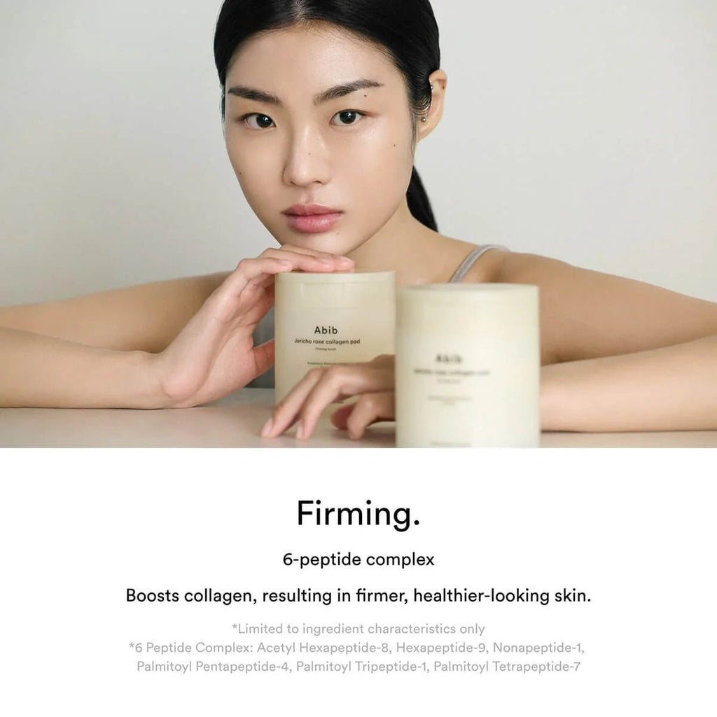 Abib Jericho Rose Collagen Pad Firming Touch 250ml / 60pads | Lakinza K - beauty Canada