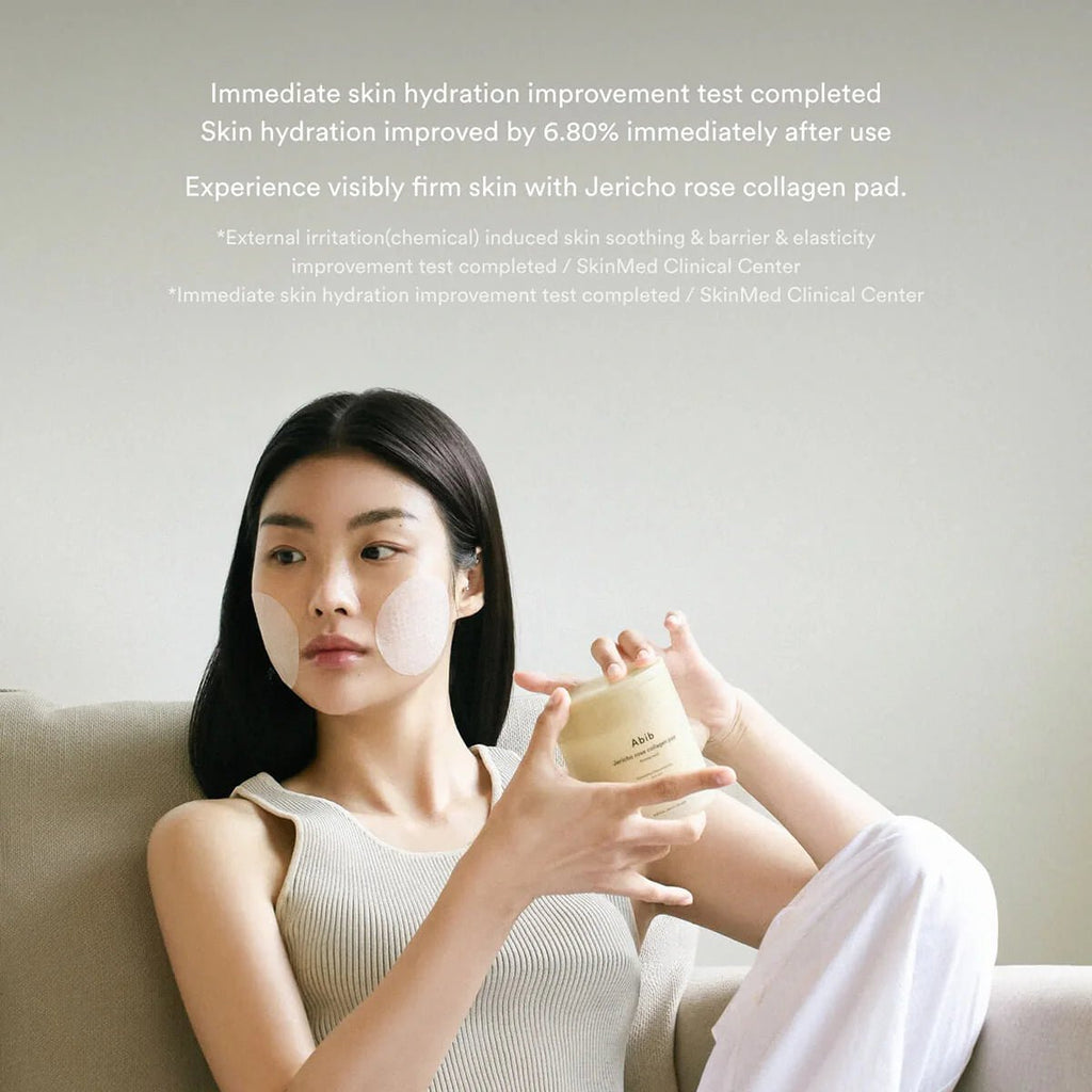 Abib Jericho Rose Collagen Pad Firming Touch 250ml / 60pads | Lakinza K - beauty Canada