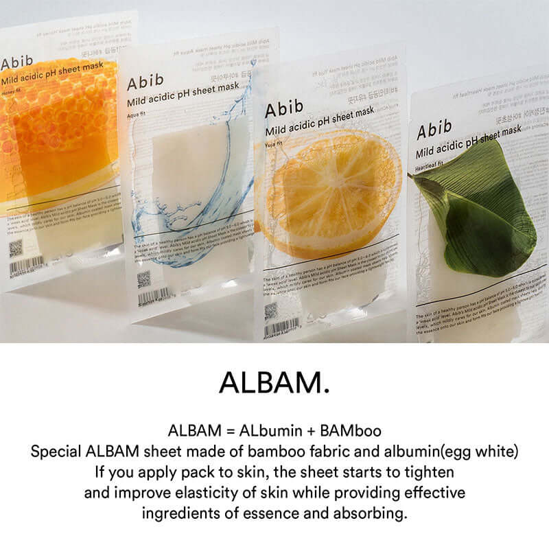 Abib Mild Acidic pH Sheet Mask Aqua Fit 30ml Lakinza K-beauty