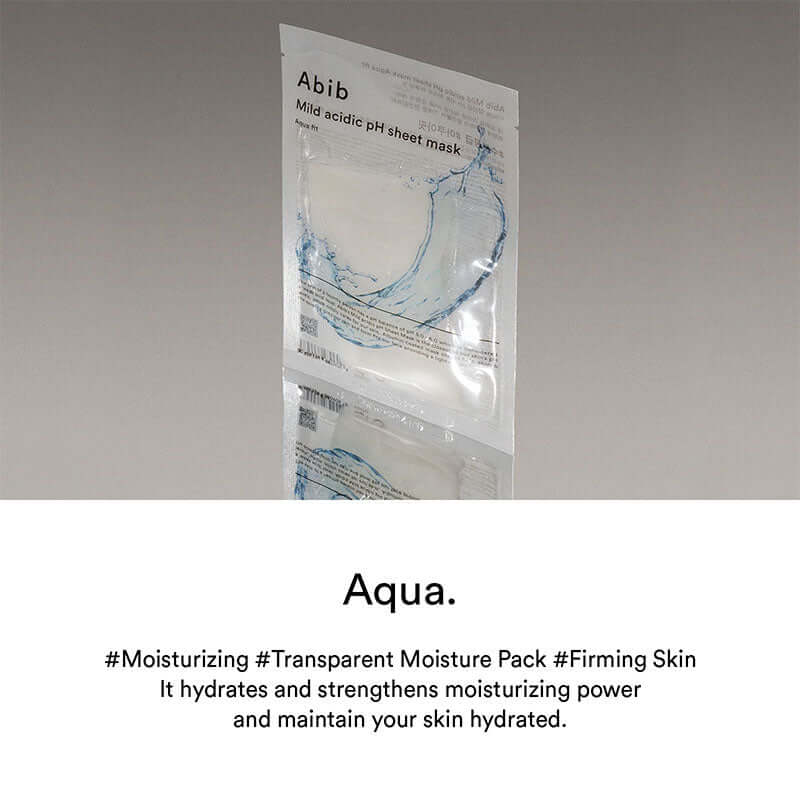 Abib Mild Acidic pH Sheet Mask Aqua Fit 30ml Lakinza K-beauty