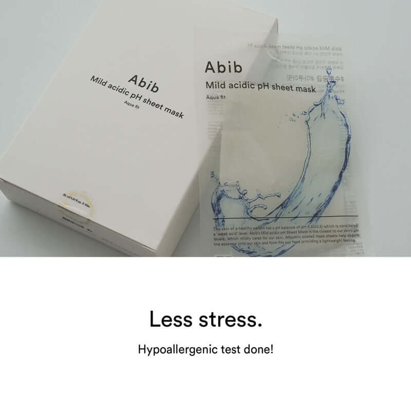 Abib Mild Acidic pH Sheet Mask Aqua Fit 30ml Lakinza K-beauty