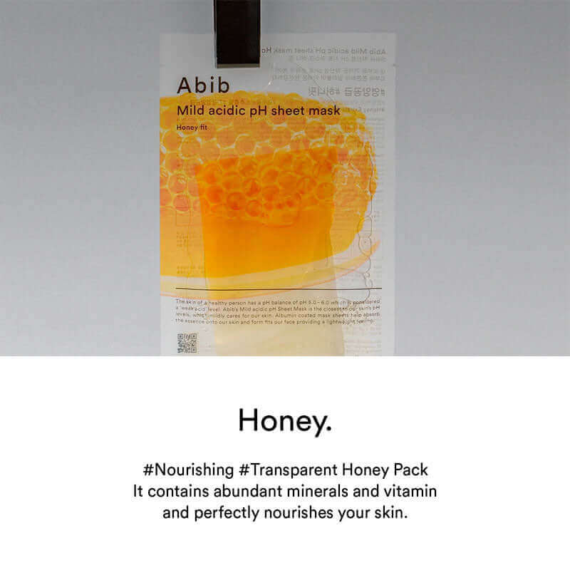 Abib Mild Acidic pH Sheet Mask Honey Fit 30ml Lakinza K-beauty