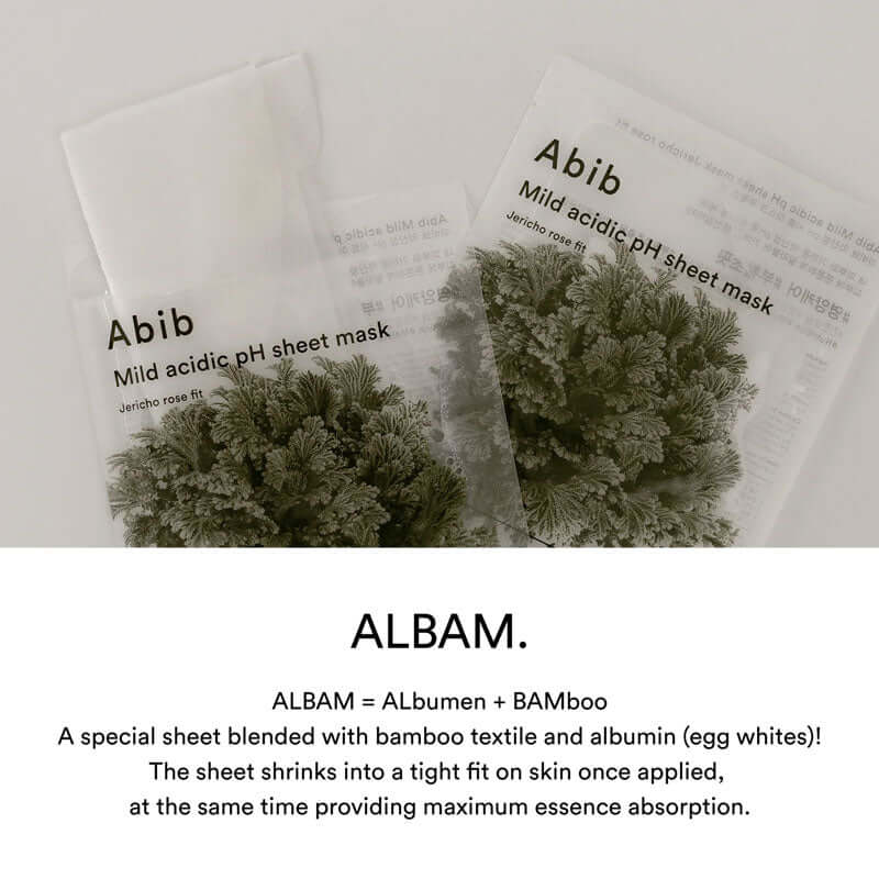 Abib Mild Acidic pH Sheet Mask Jericho Rose 30ml Lakinza K-beauty