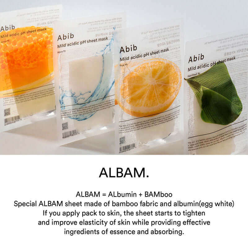 Abib Mild Acidic pH Sheet Mask Yuja Fit 30ml Lakinza K-beauty