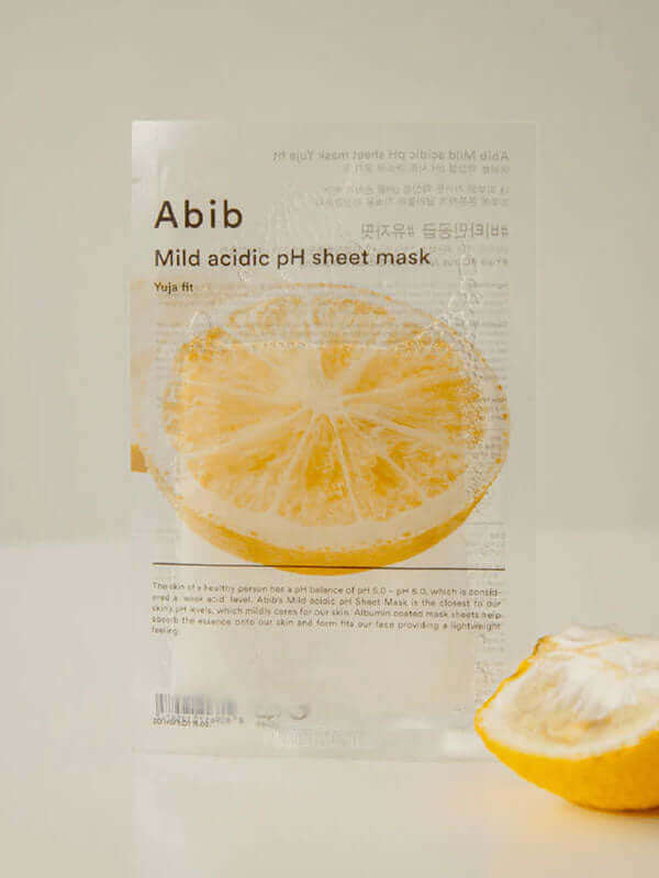 Abib Mild Acidic pH Sheet Mask Yuja Fit 30ml Lakinza K-beauty
