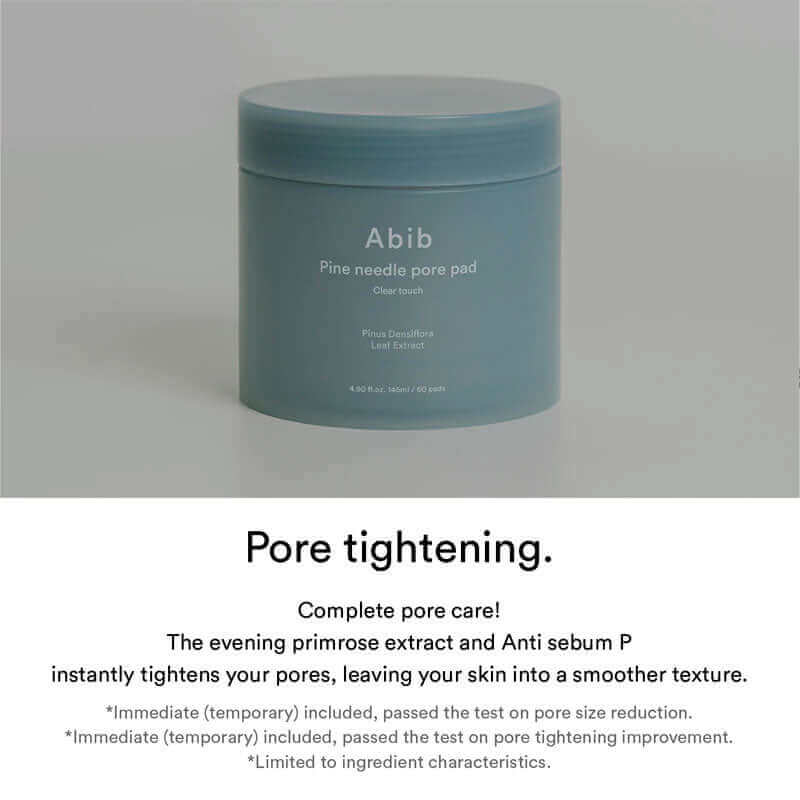 Abib Pine Needle Pore Pad Clear Touch 145ml / 60pads Lakinza K-beauty