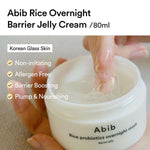 Abib Rice Probiotics Overnight Mask - Barrier Jelly 80ml Lakinza K-beauty