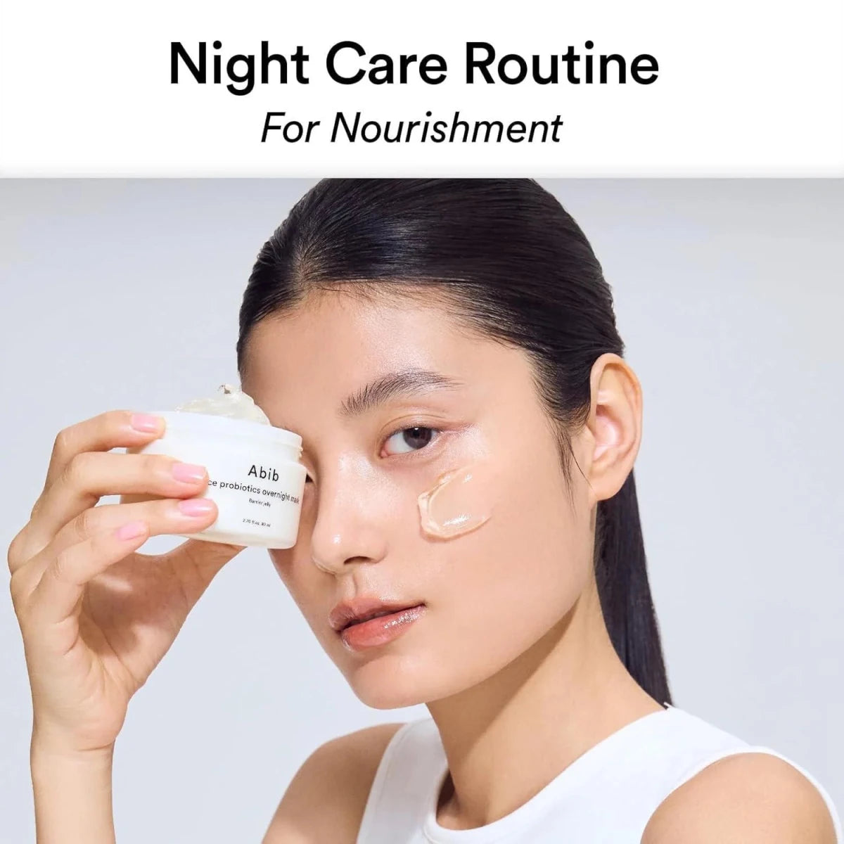 Abib Rice Probiotics Overnight Mask - Barrier Jelly 80ml | Lakinza K - beauty Canada