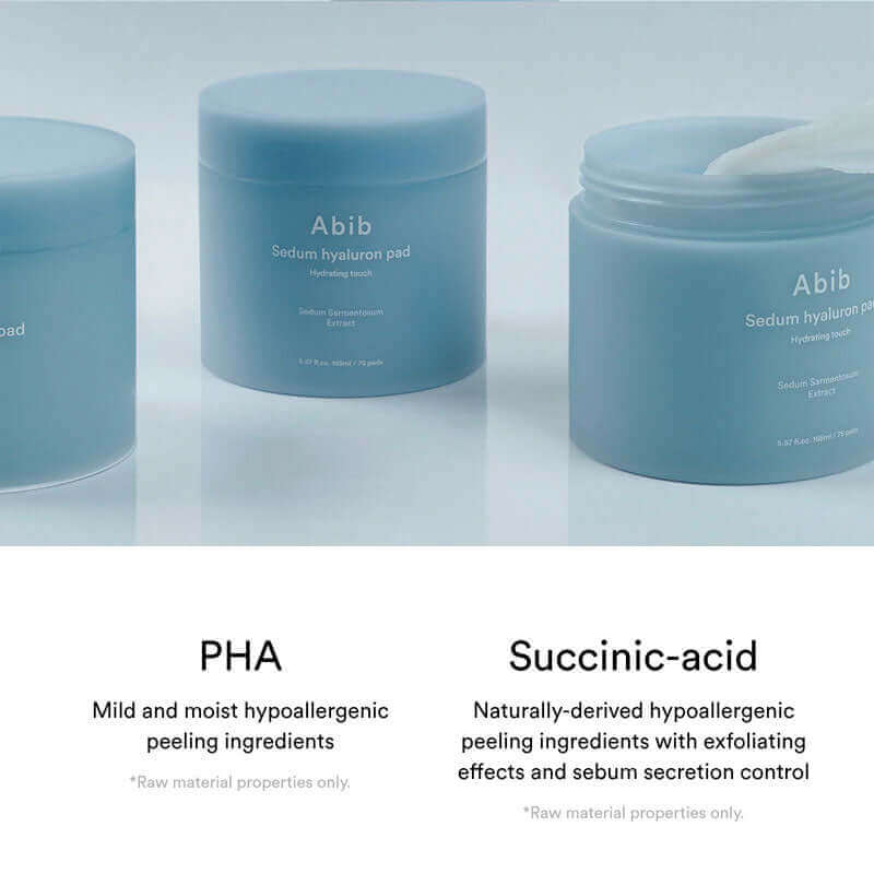 Abib Sedum Hyaluron Pad Hydrating Touch 165ml / 60pads Lakinza K-beauty