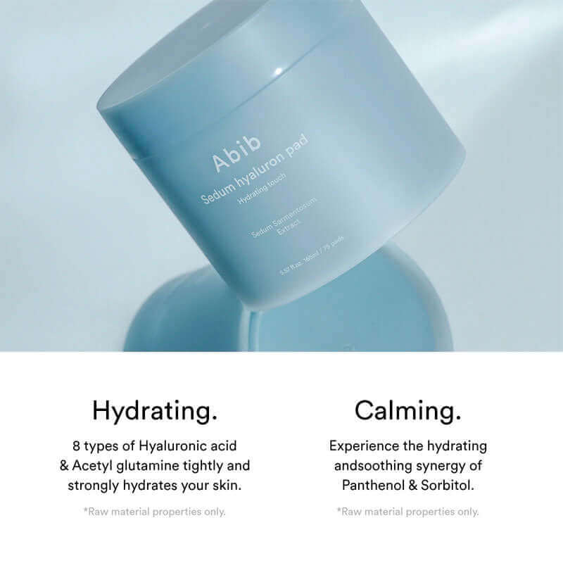 Abib Sedum Hyaluron Pad Hydrating Touch 165ml / 60pads Lakinza K-beauty