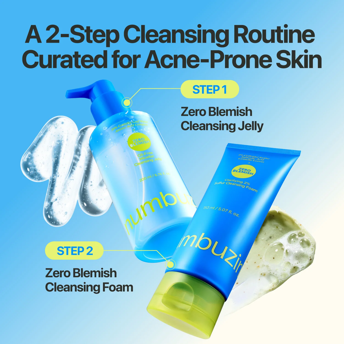 numbuzin Zero Blemish Oil-Free Micellar Cleansing Jelly 200ml-3