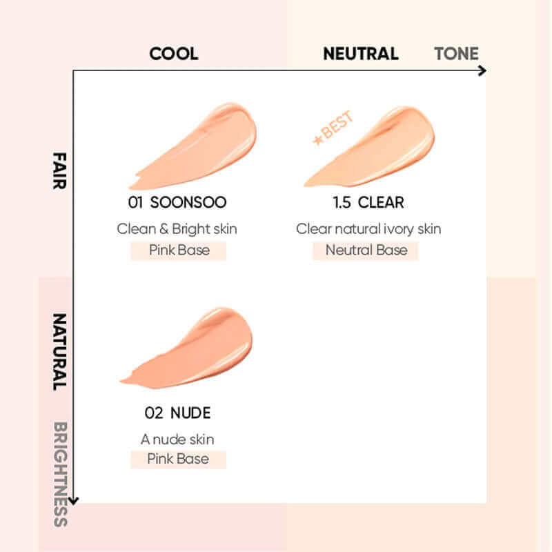 Amuse Dew Jelly Vegan Cushion 15g Lakinza K-beauty