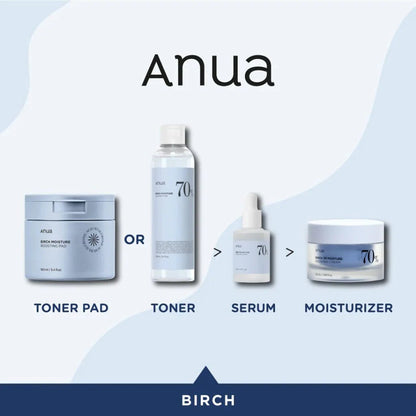 Anua Birch Moisture Boosting Face Toner 250ml | Lakinza K - beauty Canada