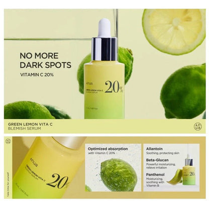 Anua Green Lemon Vitamin C Blemish Serum 20ml | Lakinza K - beauty Canada