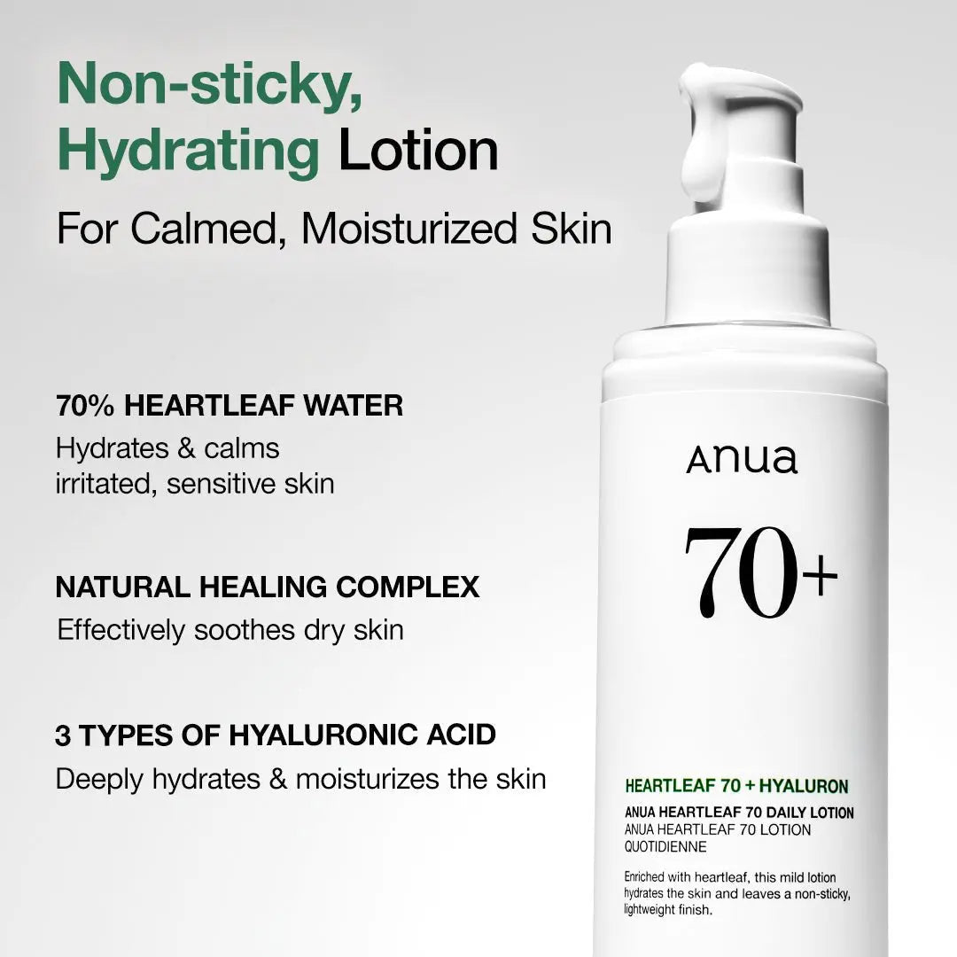 Anua Heartleaf 70% Daily Lotion 200ml Lakinza K-beauty