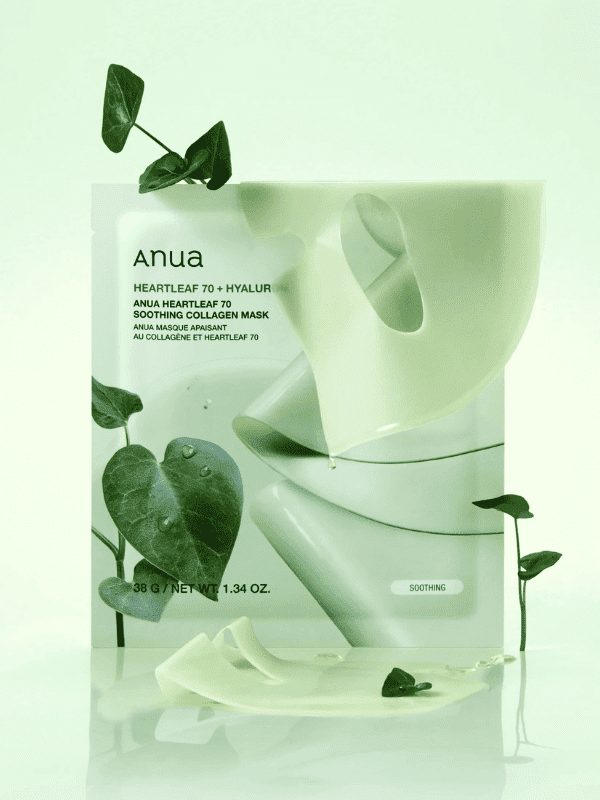 Anua Heartleaf 70 Soothing Collagen Mask 38g Lakinza K-beauty