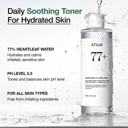 Anua Heartleaf 77% Soothing Toner 250ml | Lakinza K - beauty Canada