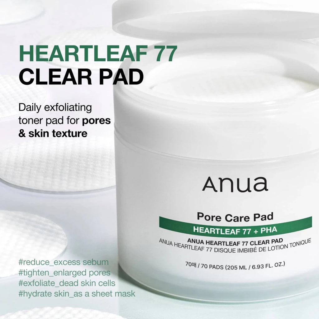 Anua Heartleaf 77% Toner Pad 150ml / 70pads | Lakinza K - beauty Canada