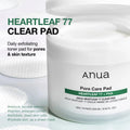Anua Heartleaf 77% Toner Pad 150ml / 70pads | Lakinza K - beauty Canada