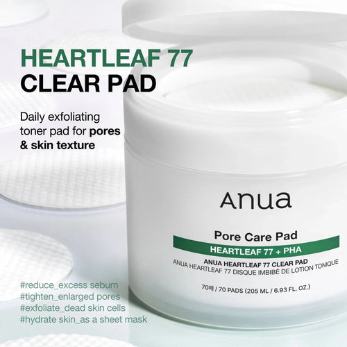 Anua Heartleaf 77% Toner Pad 150ml / 70pads | Lakinza K - beauty Canada