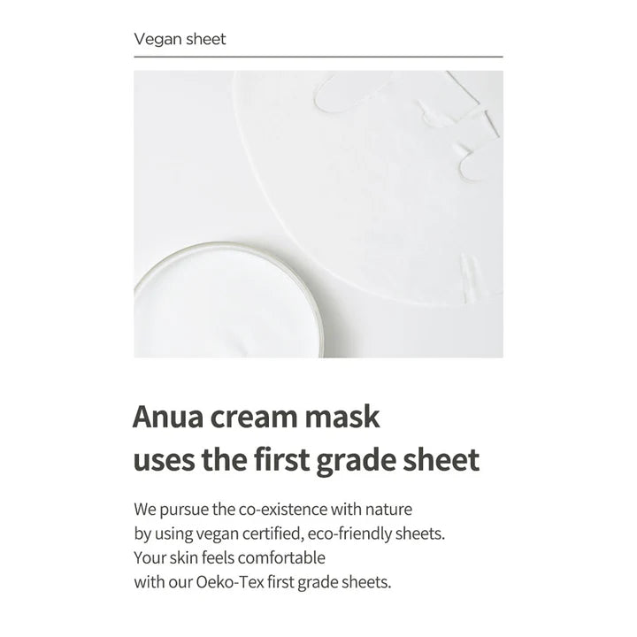 Anua Heartleaf Cream Night Solution Sheet Mask 25ml 1PC K - beauty Canada