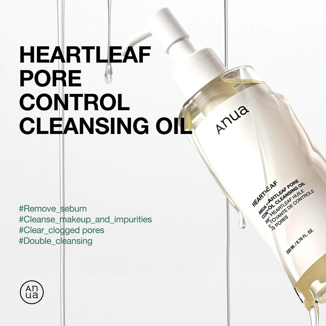 Anua Heartleaf Pore Control Cleansing Oil 200ml | Lakinza K - beauty Canada