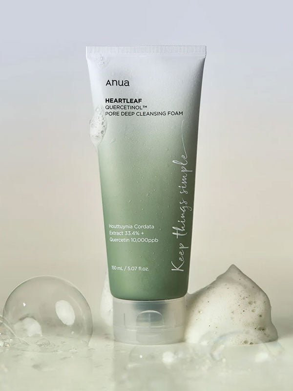 Anua Heartleaf Quercetinol Pore Deep Cleansing Foam 150ml Lakinza K-beauty