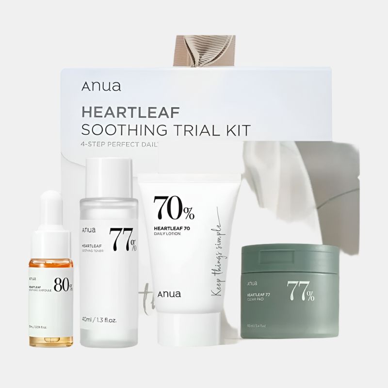 Anua Heartleaf Soothing Trial Kit Lakinza K-beauty