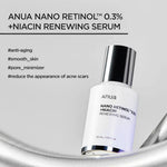 Anua Nano Retonol 0.3% + Niacin Renewing Serum 30ml Lakinza K-beauty