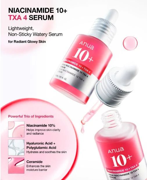 Anua Niacinamide 10% + TXA 4% Dark Spots Serum 30ml | Lakinza K - beauty Canada