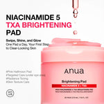 Anua Niacinamide 5 TXA Brightening Pad 210ml / 60pads Lakinza K-beauty