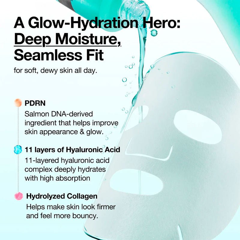 Anua PDRN Hyaluronic Acid Capsule 100 Serum Mask 23ml Lakinza K-beauty