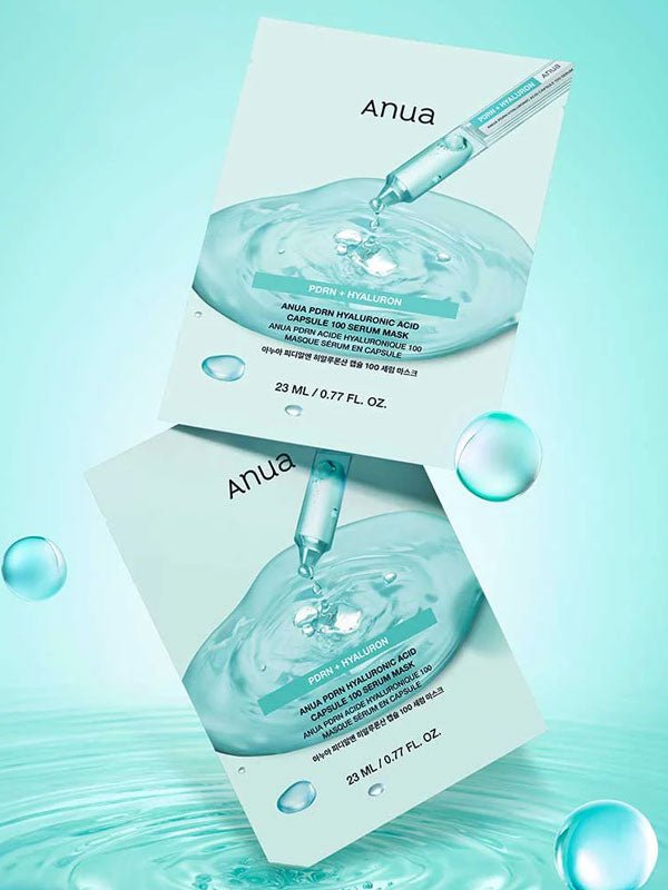 Anua PDRN Hyaluronic Acid Capsule 100 Serum Mask 23ml Lakinza K-beauty