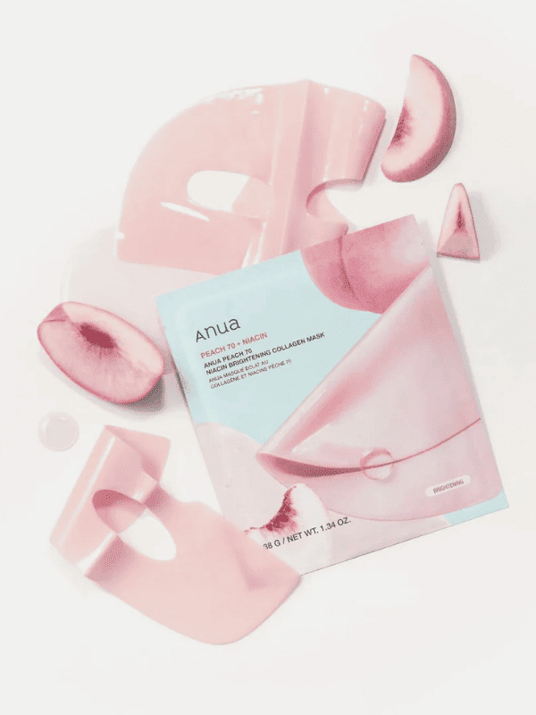 Anua Peach 70 Niacin Brightening Collagen Mask 38g Lakinza K-beauty