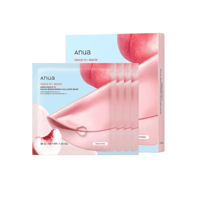 Anua Peach 70 Niacin Brightening Collagen Mask 38g Lakinza K-beauty
