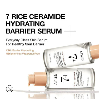 Anua Rice 7 Ceramide Hydrating Barrier Serum 50ml | Lakinza K - beauty Canada
