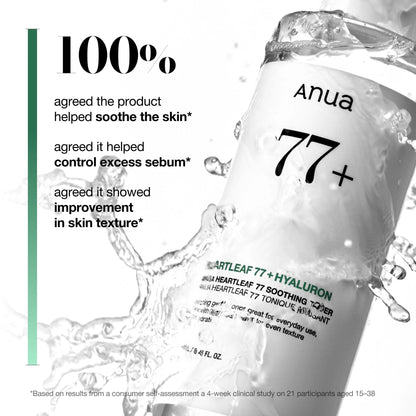 Tampon tonique Anua Heartleaf 77 % 150 ml / 70 tampons