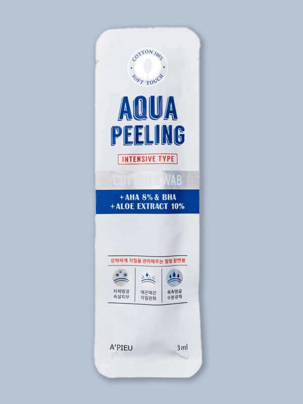 APIEU Aqua Peeling Cotton Swab 3ml - Mild Lakinza K-beauty