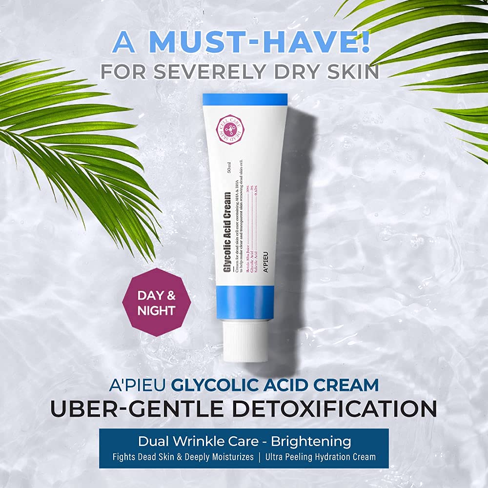 APIEU Glycolic Acid Cream 50ml Lakinza K-beauty