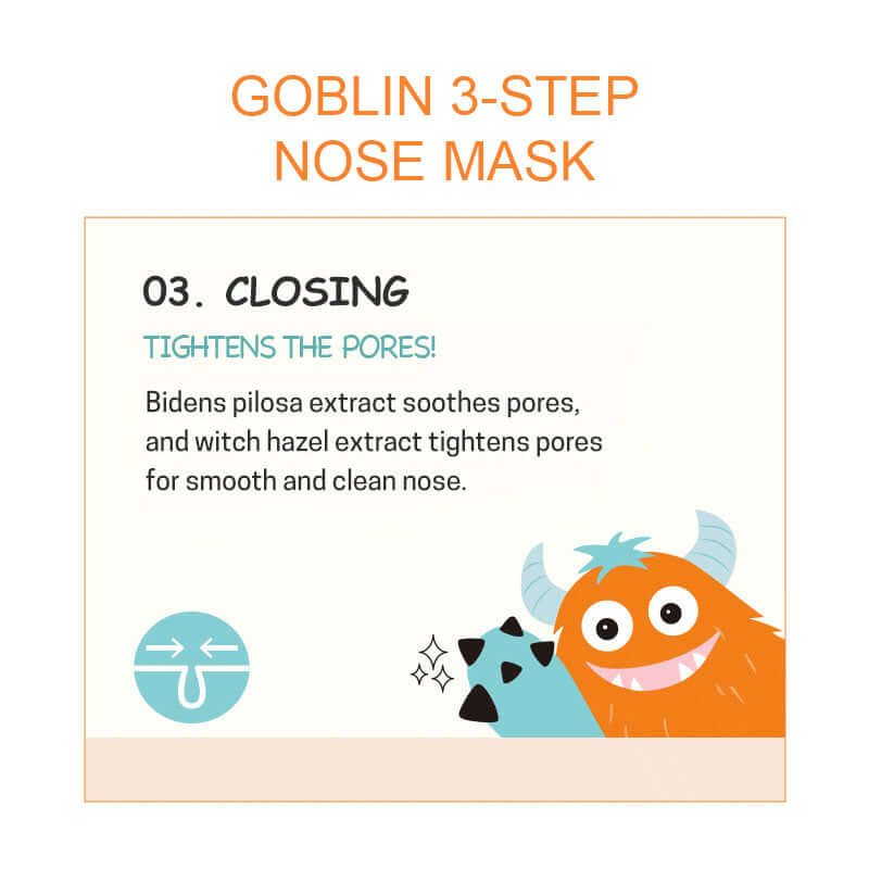 APIEU Goblin Blackhead 3 - Step Nose Sheet 6.2g