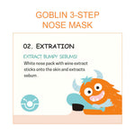 APIEU Goblin Blackhead 3-Step Nose Sheet 6.2g Lakinza K-beauty