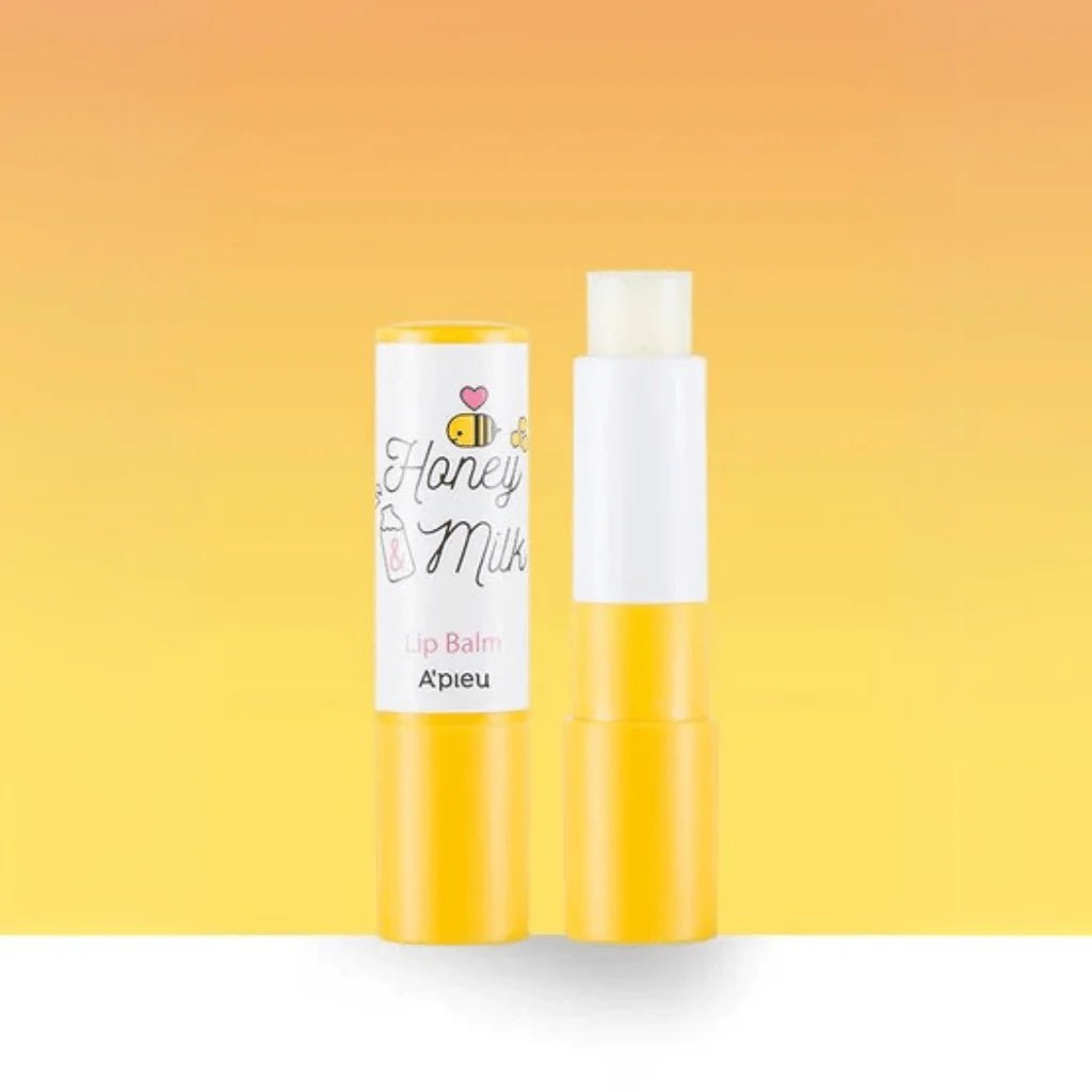 APIEU Honey & Milk Lip Balm 3.3g Lakinza K-beauty