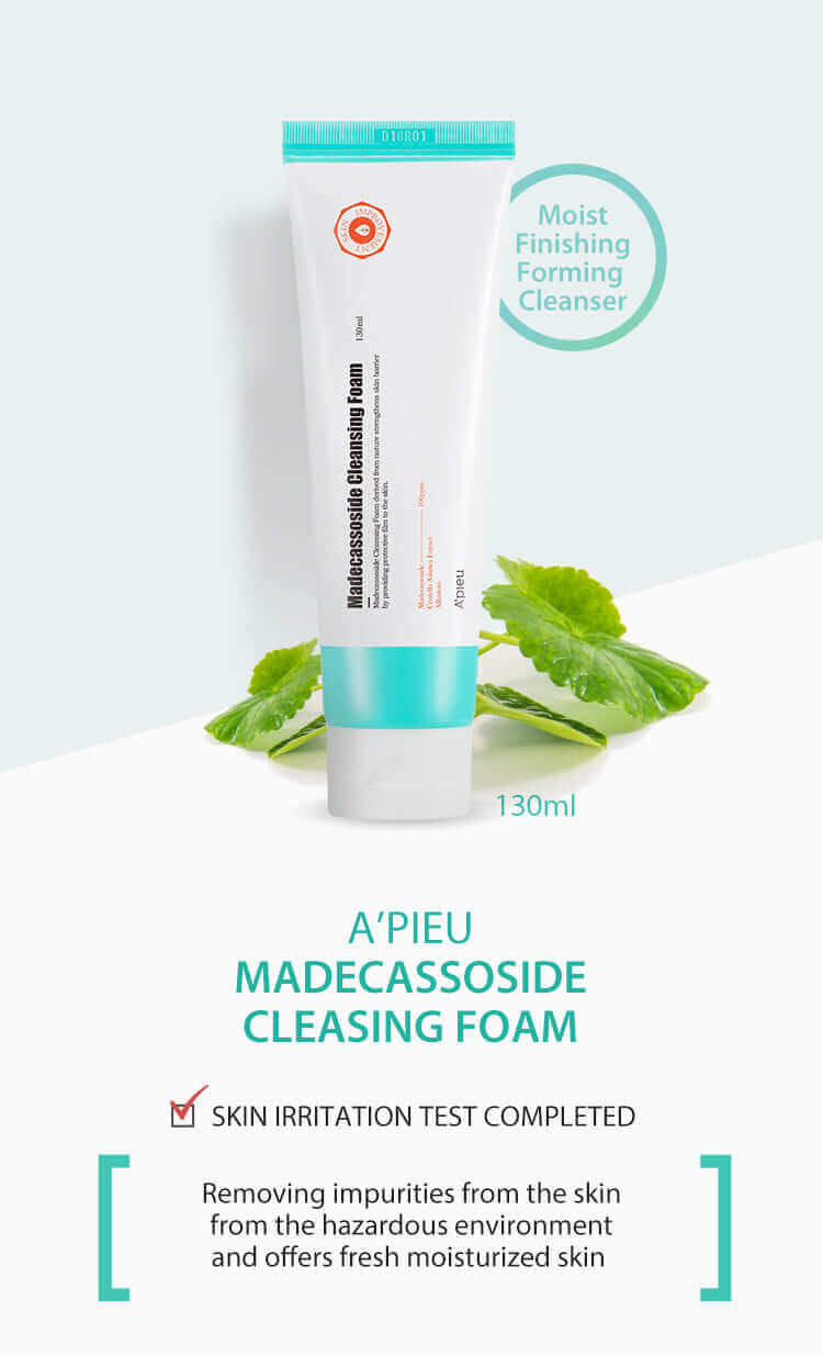 APIEU Madecassoside Cleansing Foam 130ml Lakinza K-beauty