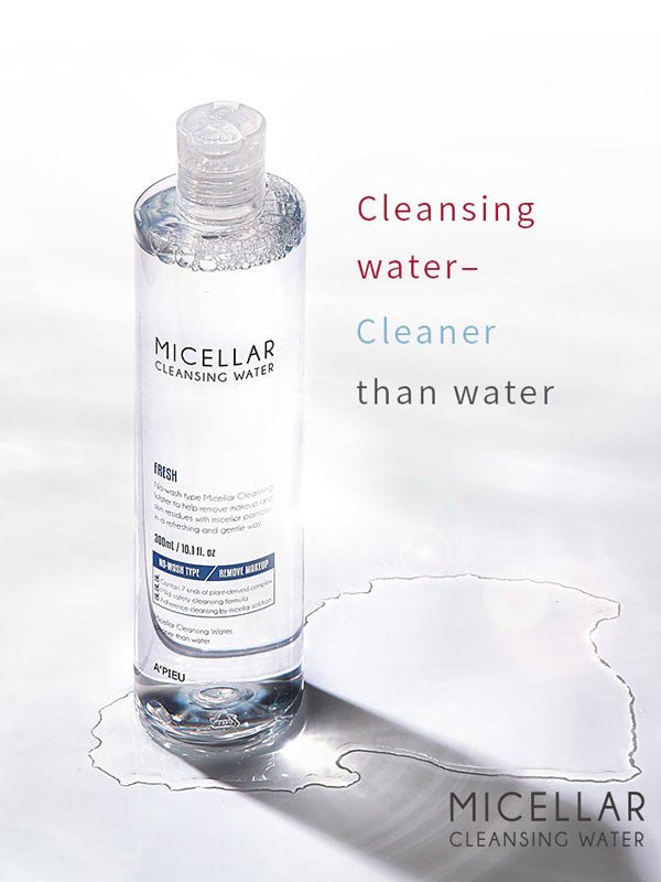 APIEU Micellar Cleansing Water 300ml Lakinza K-beauty