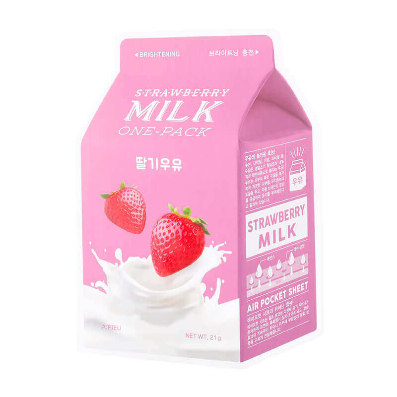 APIEU Milk One Pack Strawberry 21g Lakinza K-beauty
